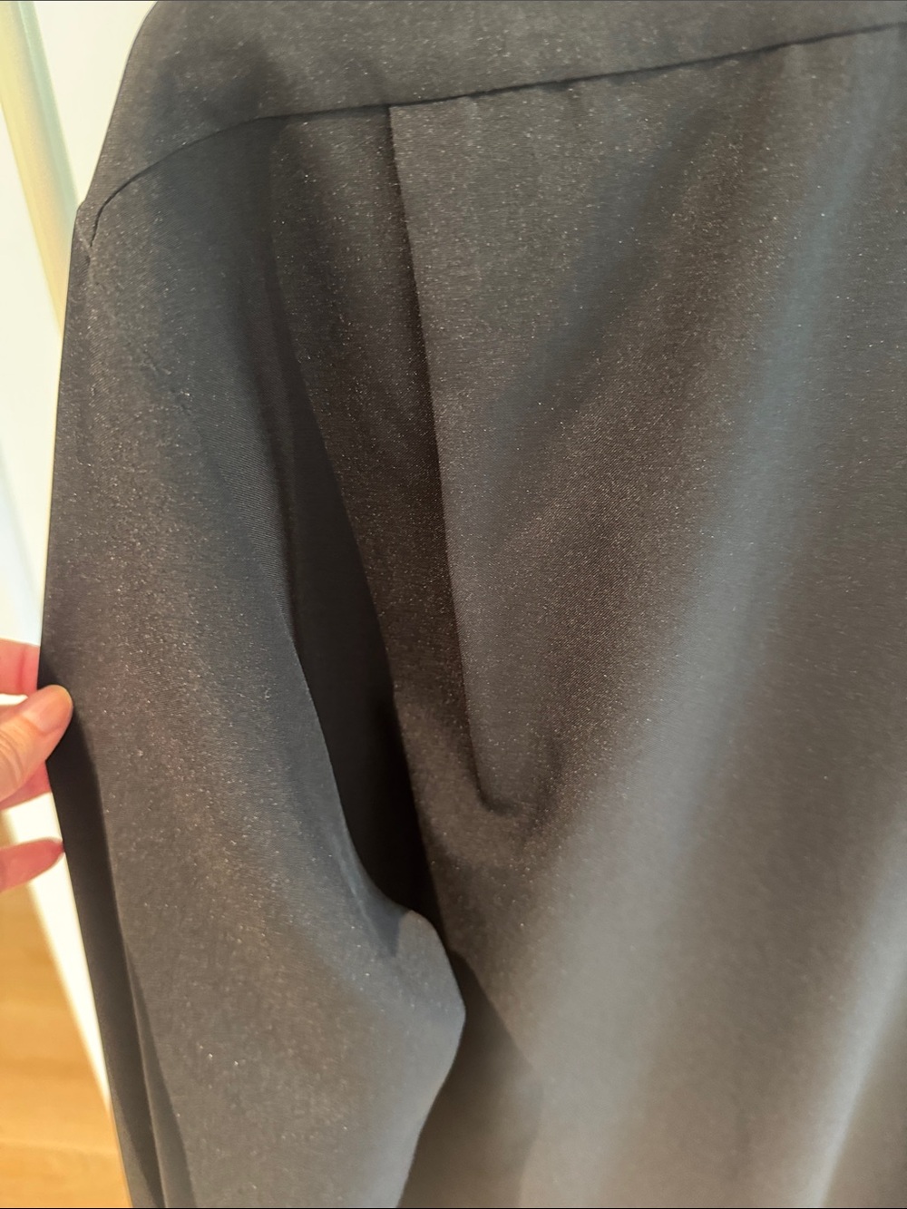 Armani Collezioni Men's Dark Gray/black Dress Shirt - Picture 6 of 10